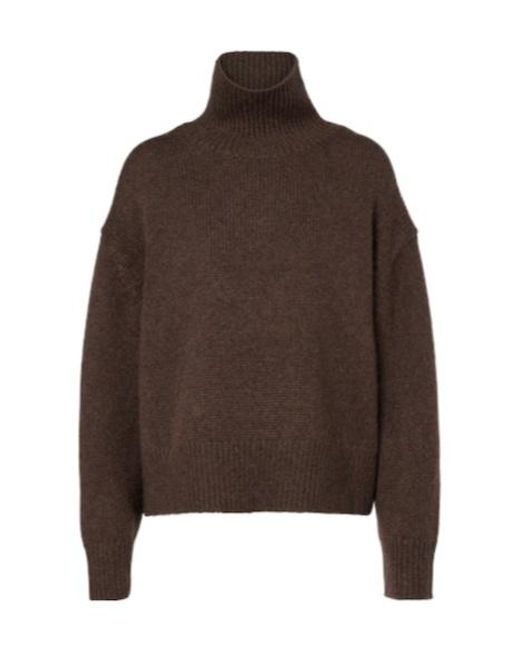 Nili Lotan Brown Turtleneck Sweater