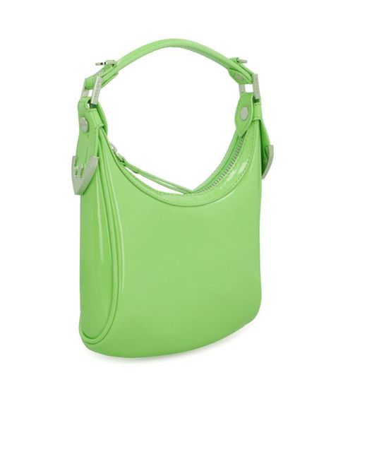 By Far Green Cosmo Top Handle Tote Bag
