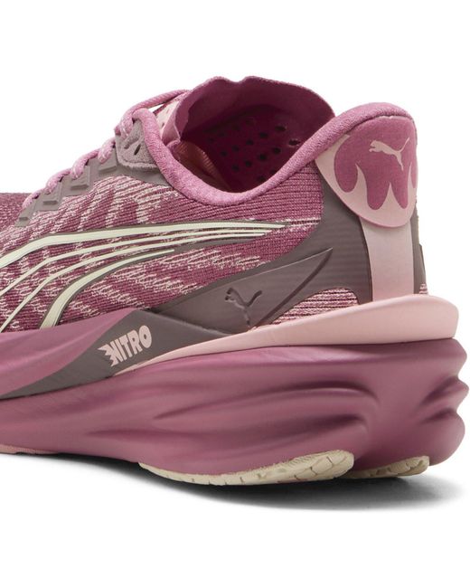PUMA Purple Lightweight Cushioning Running Shoes