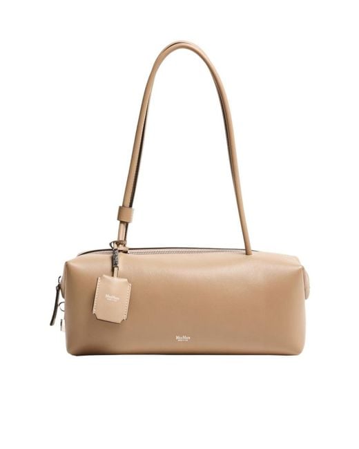 Max Mara Natural Logo Shoulder Bag