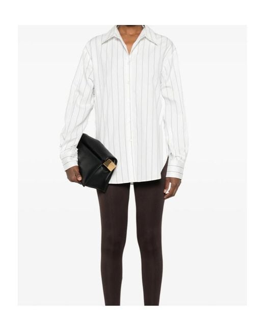 Frankie Shop White Long-Sleeved Shirt