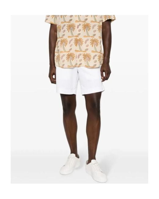 Polo Ralph Lauren White Straight Fit Chino Shorts for men