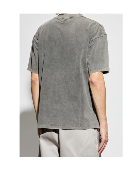 Represent Gray Short Sleeve T-Shirt for men