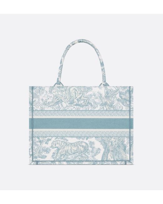 Dior Blue Medium Book Tote