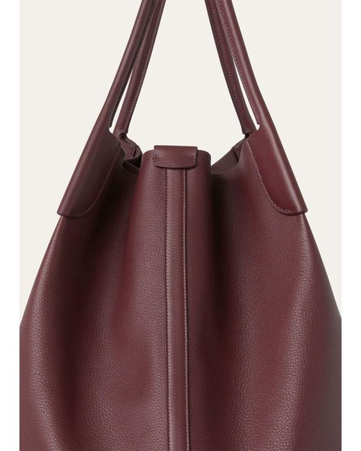 Loro Piana Purple Extra-Large Bale Hobo Bag