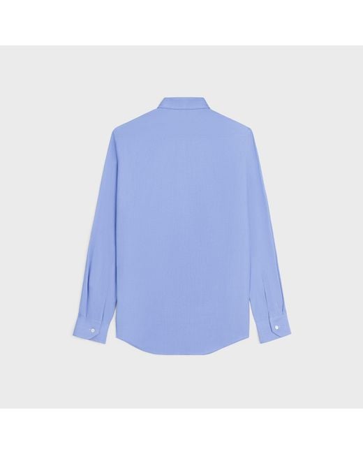 Céline Blue Classic Shirt for men