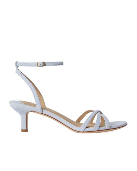 Ralph Lauren White High Heel Sandals