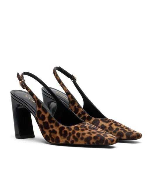 Stuart Weitzman Brown Stassi Slingback 85