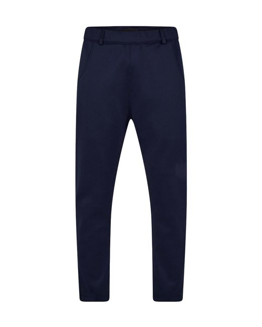 Prada Blue Hem Woven Tracksuit Bottoms for men