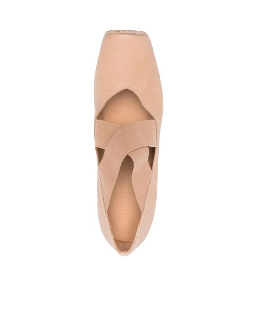 Uma Wang Pink High-Heeled Ballet Shoes