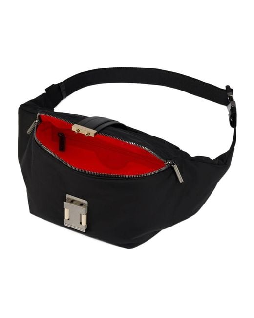 Christian Louboutin Black Nox Small Belt Bag for men