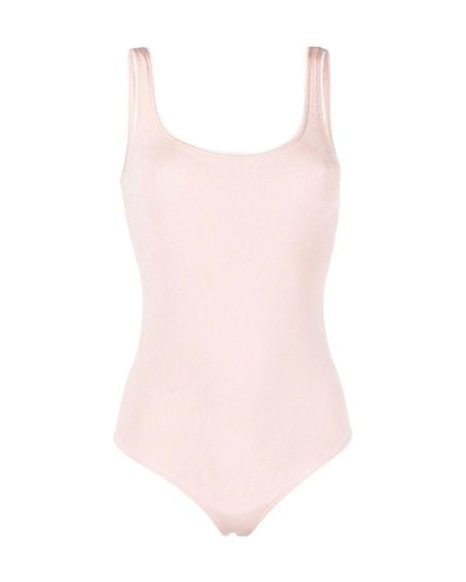 Wolford Pink Scoop-Neck Sleeveless Body
