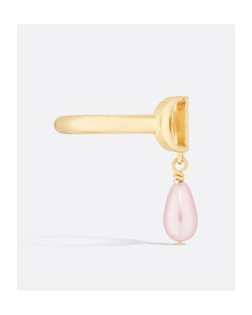 Dior White Petit Cd Ring