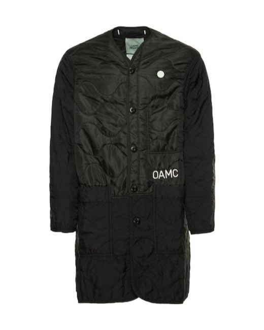 OAMC Black Re:Work Long-Lined Jacket for men