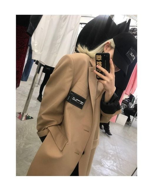 we11done Natural Logo-Patch Single-Breasted Blazer for men