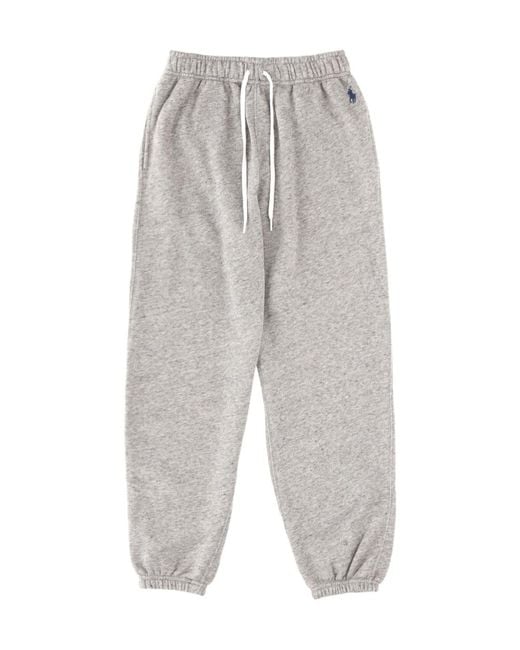 Polo Ralph Lauren Gray Drawstring Trousers