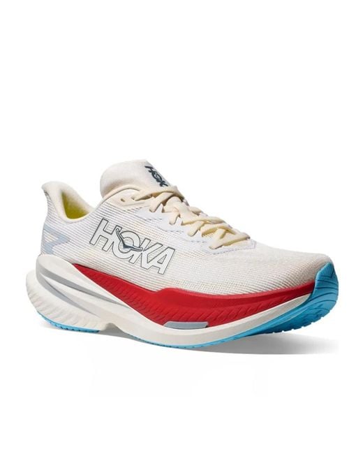 Hoka One One White Mach X3 Sneakers for men