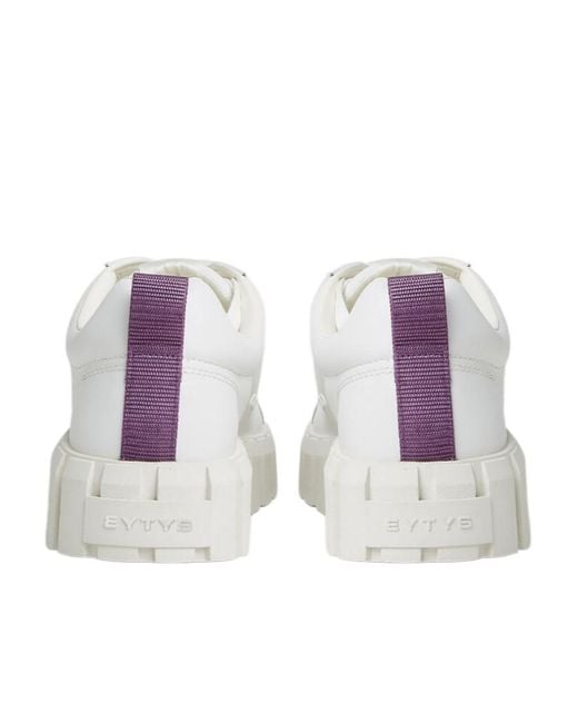 Eytys White Low-Cut Casual Sneakers for men