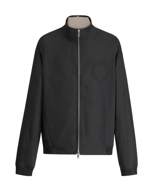 Dior Black Zip-Up Shirt for men