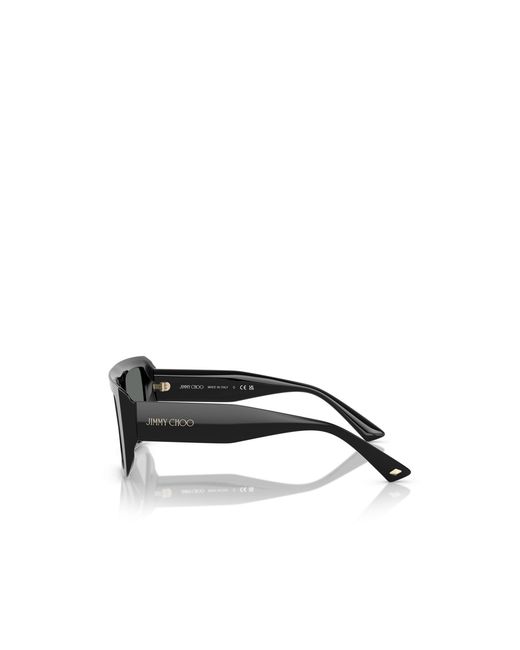 Jimmy Choo Gray Eyewear Square Frame Sunglasses