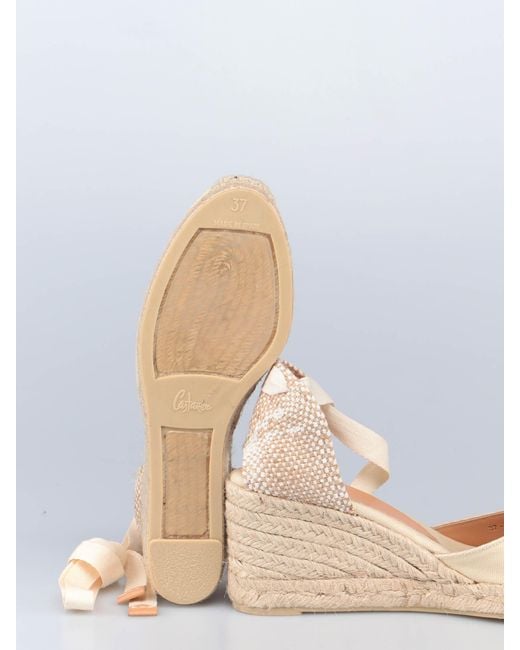 Castaner Natural Castañer Carina Ankle-Strap Wedge Espadrilles