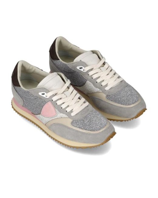 Philippe Model Gray Blville Sneakers