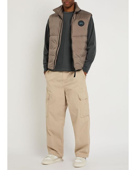 Canada Goose Brown Lodge Quilted Matte-Shell Gilet for men