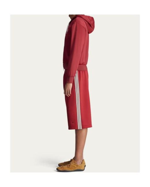 Adidas by Wales Bonner Red Adidas Originals X Wales Bonner Track Shorts for men