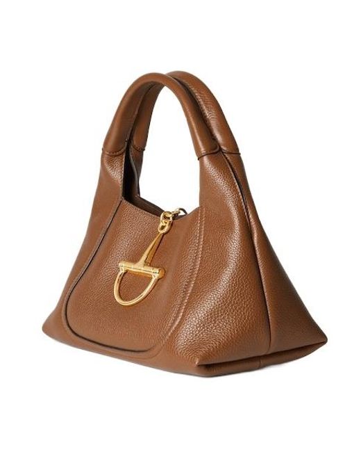 Gucci Brown Softbit Small Shoulder Bag