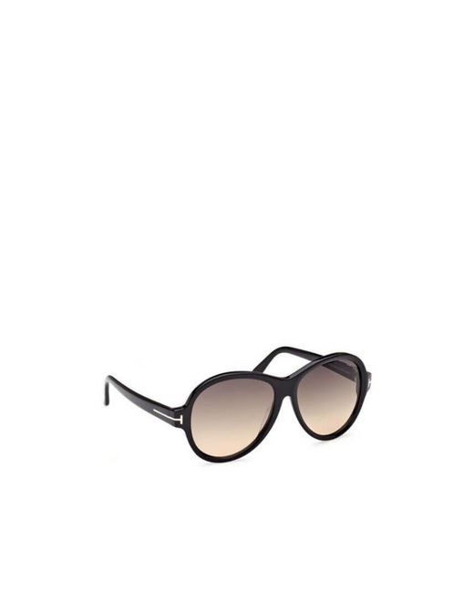 Tom Ford Metallic Eyewear Alien Framed Sunglasses