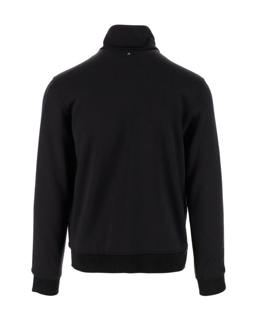 Valentino Black Vltn Zippered Pilot Casual Jacket for men