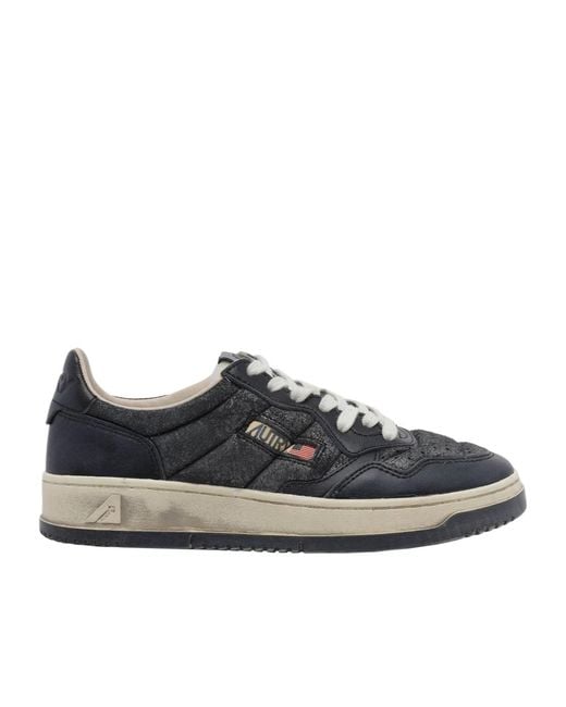 Autry Black Super Vintage Sneakers for men