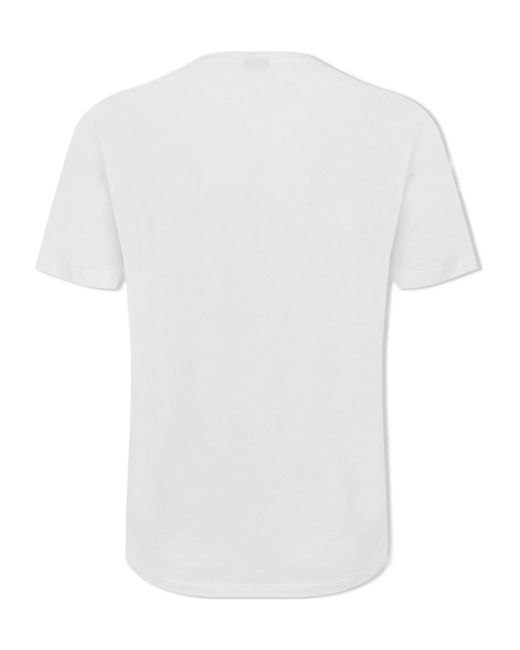 Boss White Vneck Shortsleeve Tshirts for men