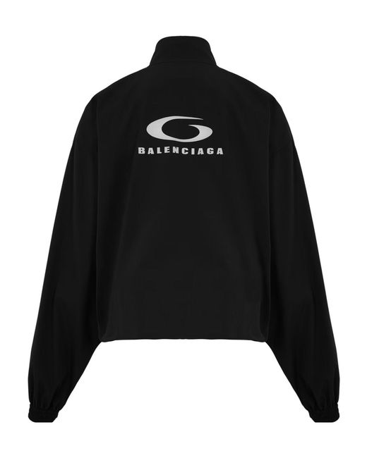 Balenciaga Black Logo Casual Jacket for men