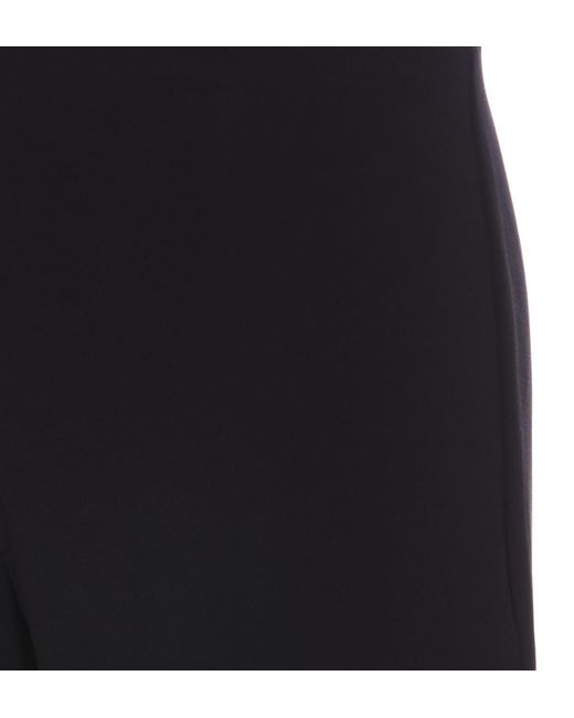 Pinko Black High-Waisted Flared Trousers