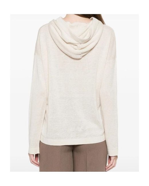 Max Mara White Long-Sleeved Knitwear