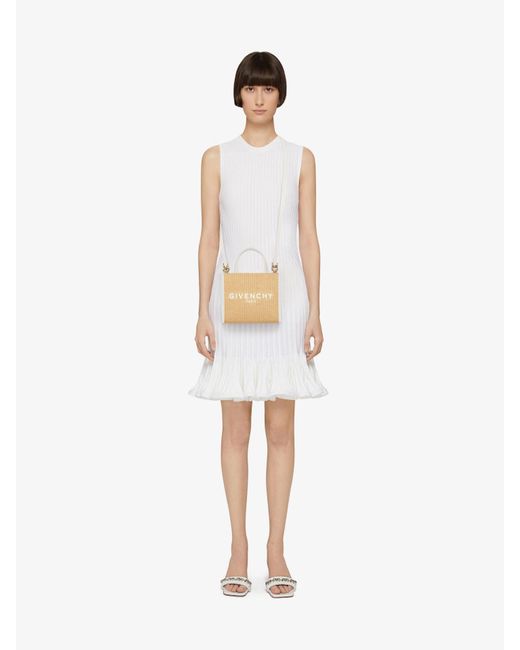 Givenchy Natural Embroidered-Logo Tote Bag