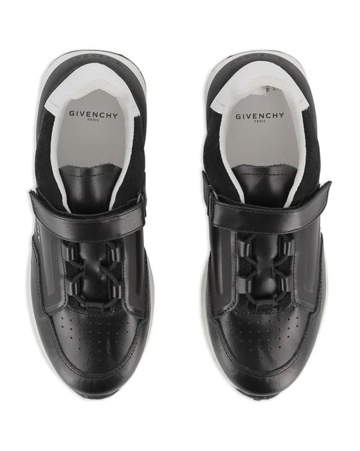 Givenchy Black Logo Strap Sneakers