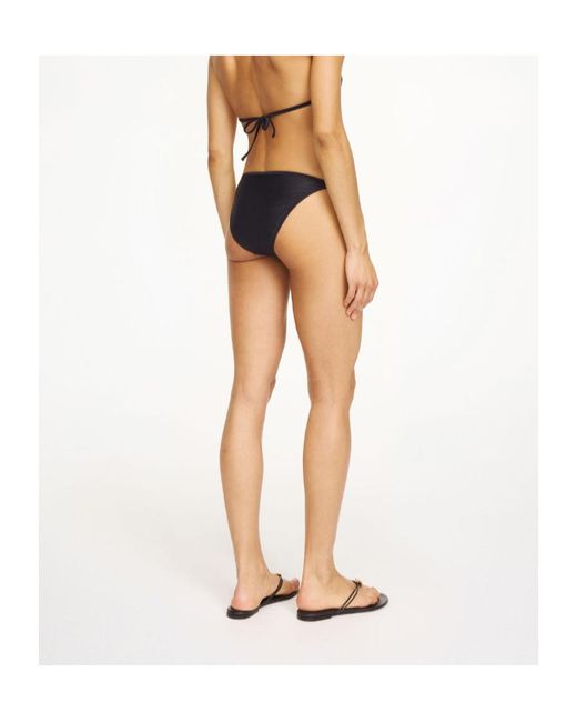 By Malene Birger Blue Logo-Details Bikini Bottoms