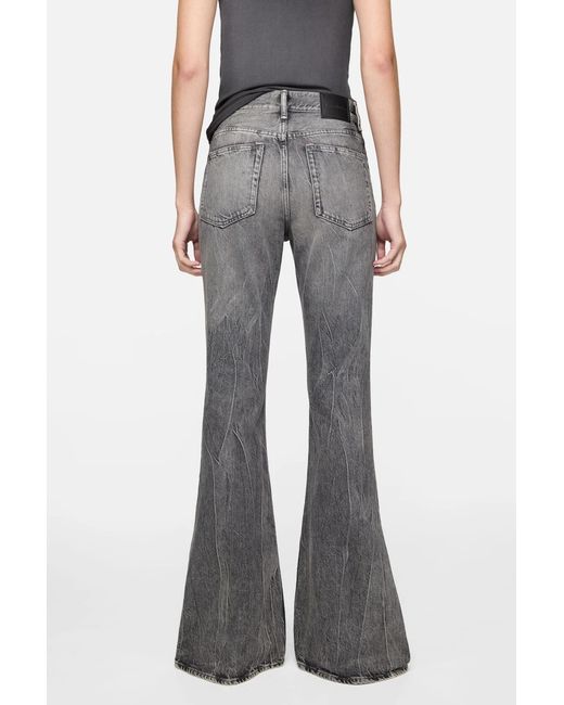 Acne Gray Fitted Jeans