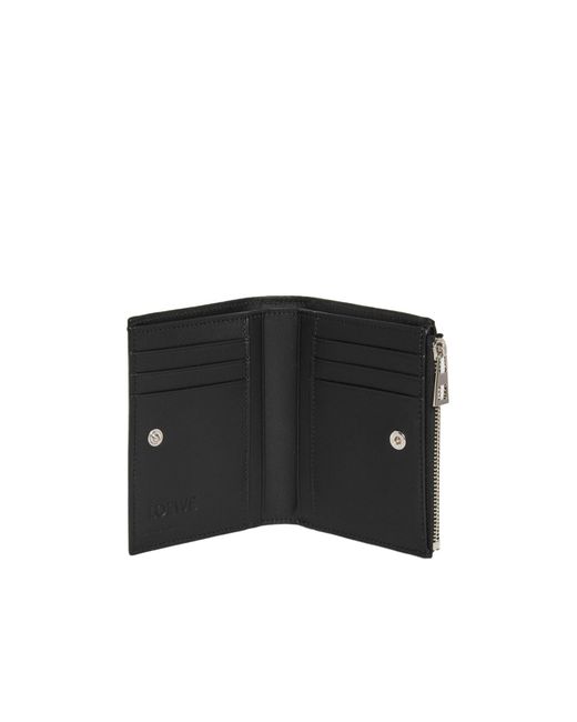 Loewe Black Slim Compact Walllet for men