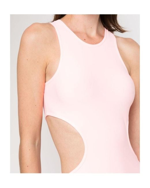 Reina Olga Pink Ruffled Dress