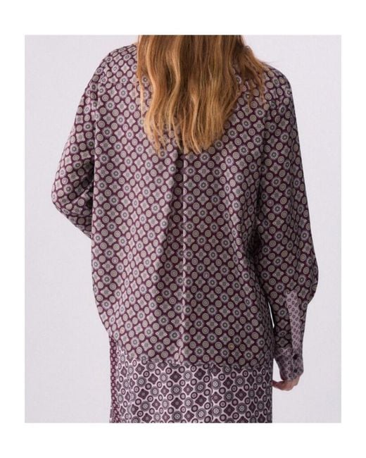 Liu Jo Multicolor Printed Twill Shirt