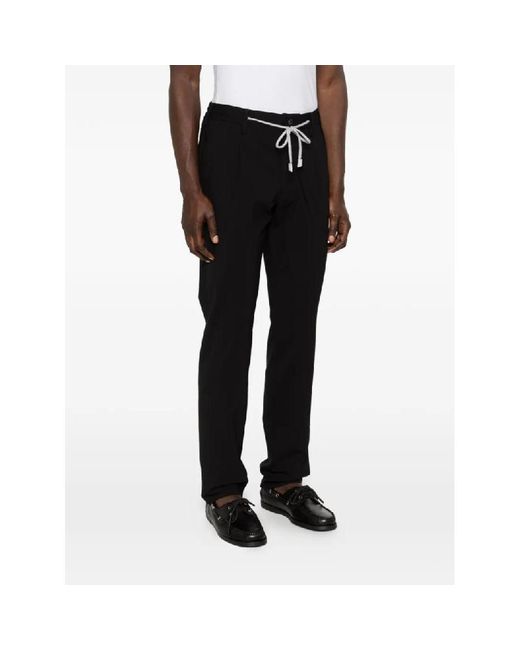 Eleventy Blue Drawstring Trousers for men