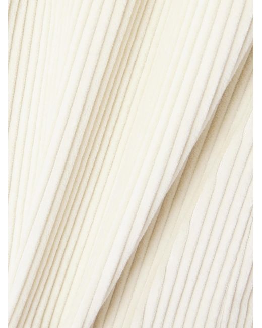 Proenza Schouler White Calder Cotton-Corduroy Midi Skirt