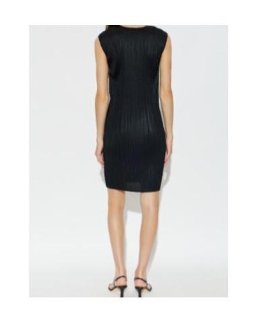Pleats Please Issey Miyake Black Pleated Dress