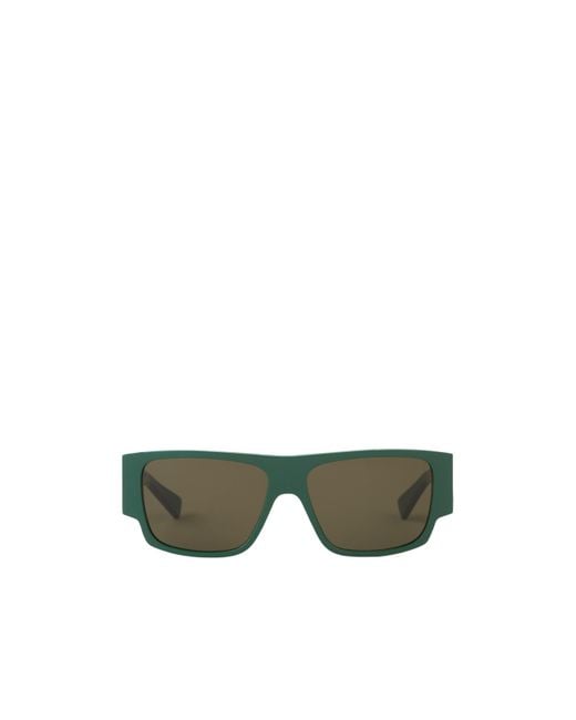 Bottega Veneta Green Logo Sunglasses