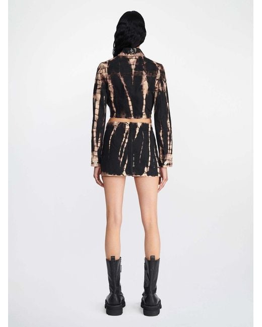 Dion Lee Black V-Wire Cropped Jacket