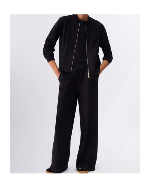 Liu Jo Blue Logo Detail Zip-Up Jumpsuit