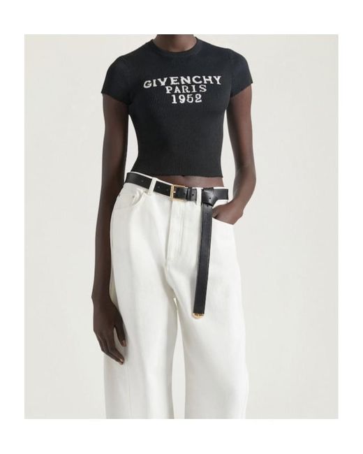 Givenchy Black Polyester T-Shirt